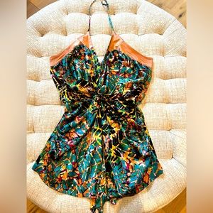 Marciano Multicolor Halter Blouse